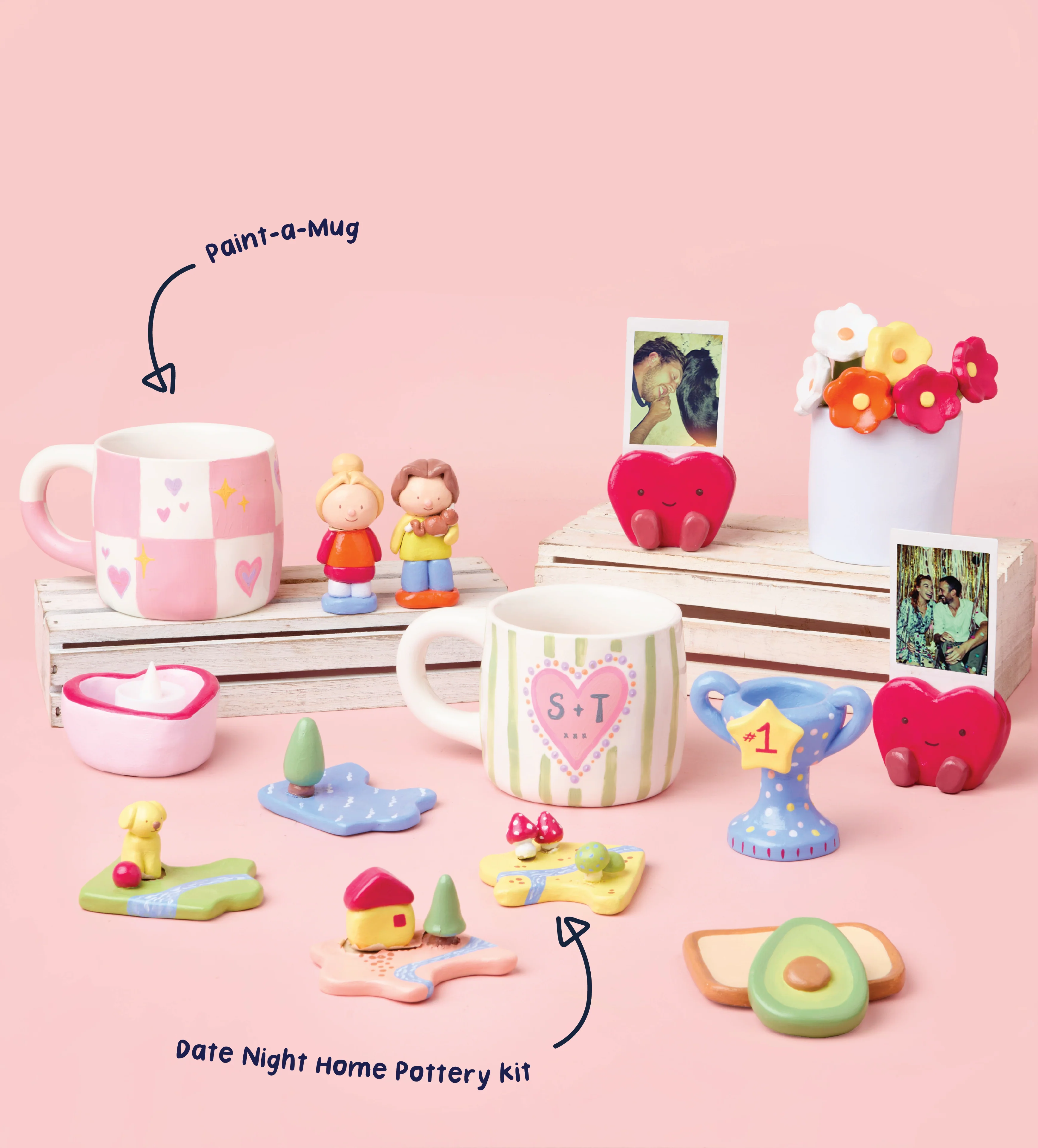 At-Home Pottery & Mug Painting Date Bundle - Image 2