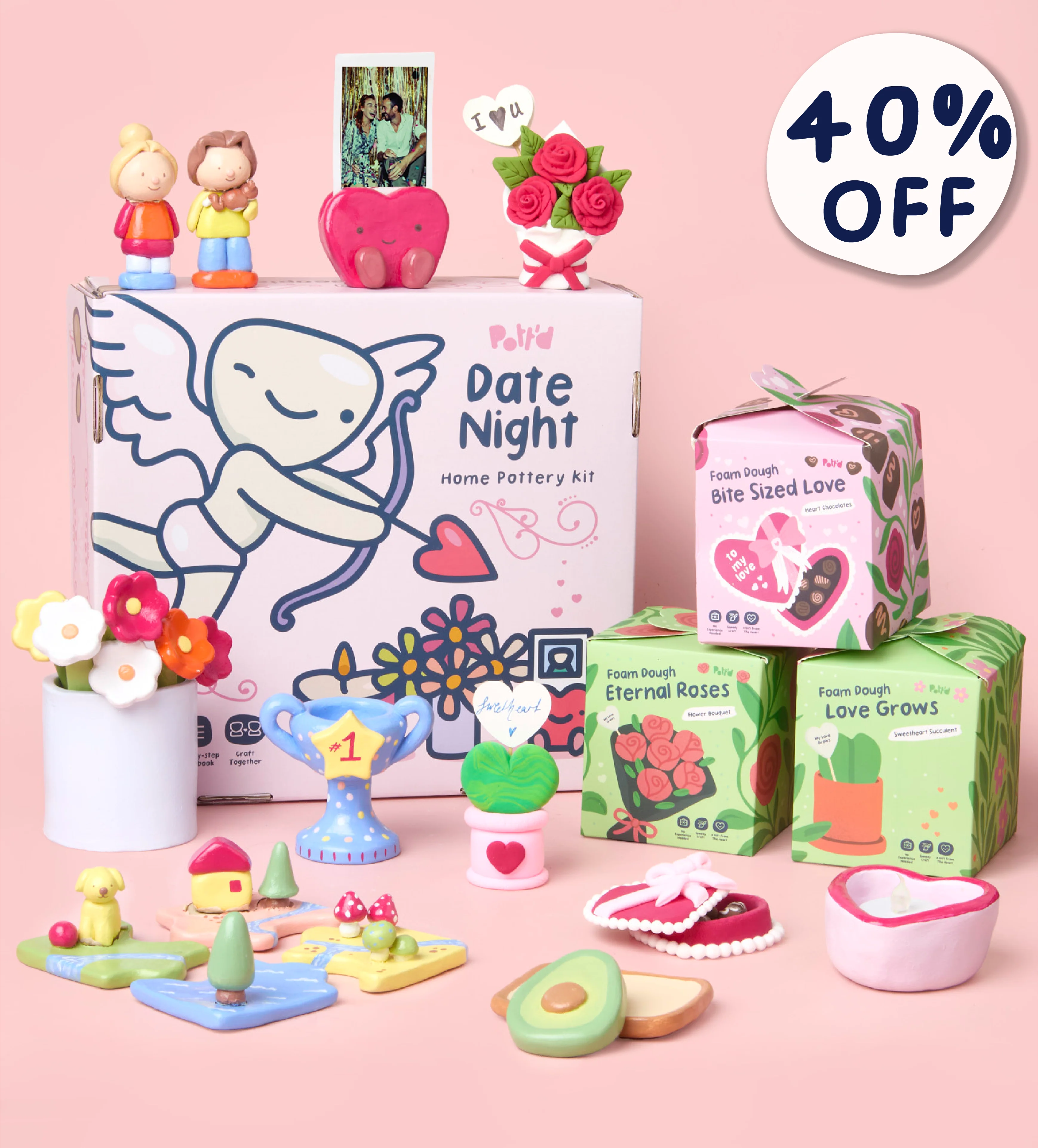 Craft & Connect: Date Night Clay Bundle