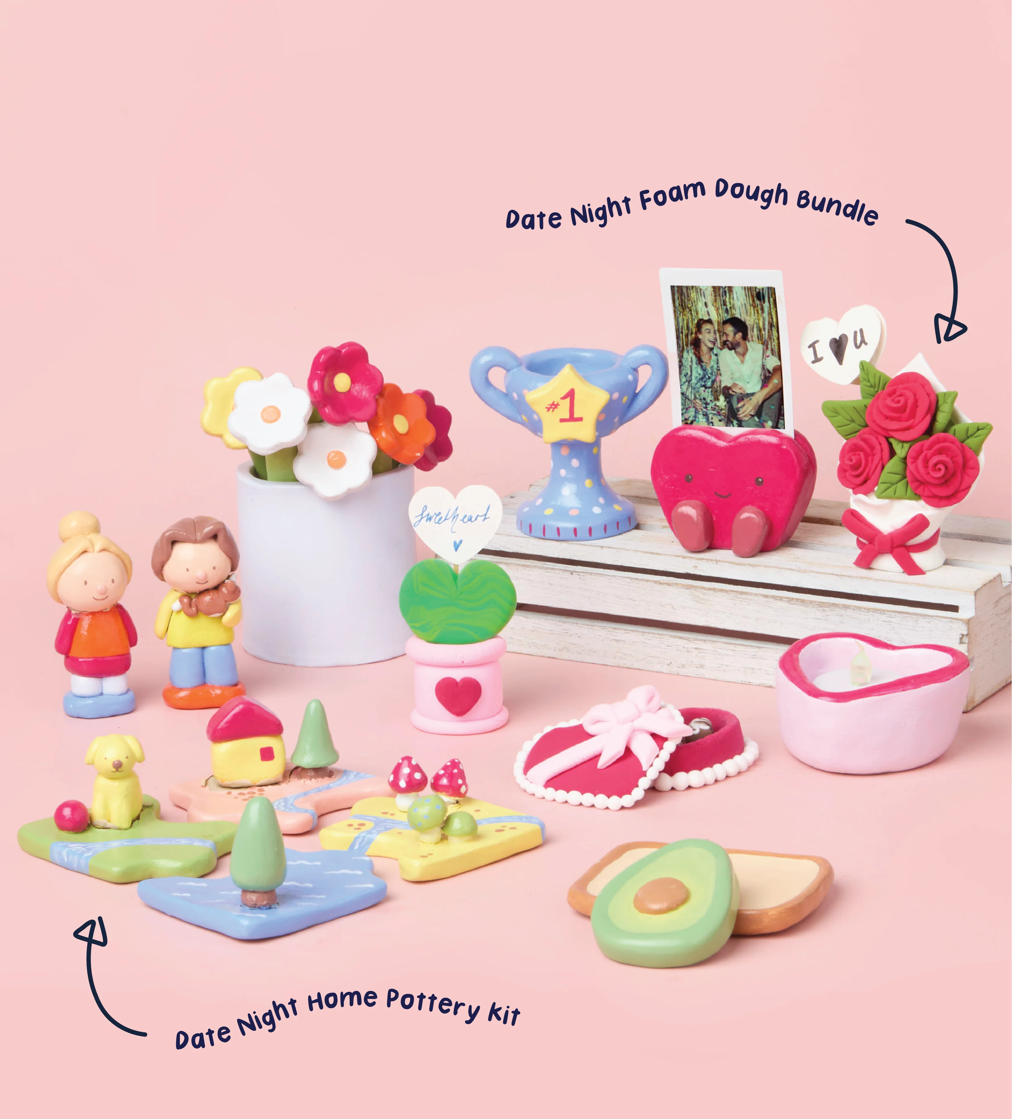 Craft & Connect: Date Night Clay Bundle - Image 2