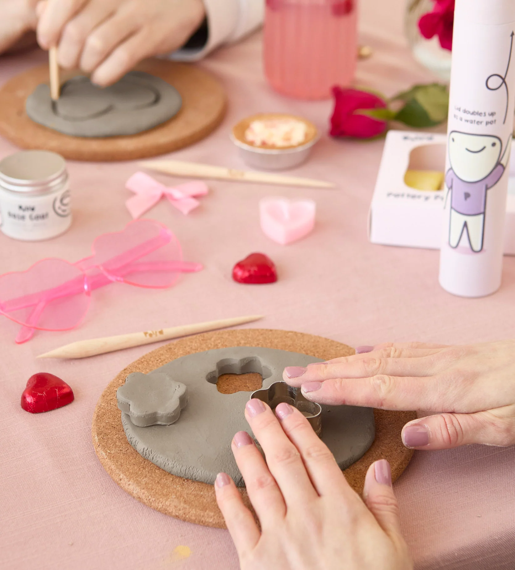 DIY Date Night: Wine Glass & Pottery Kit Bundle - Image 8