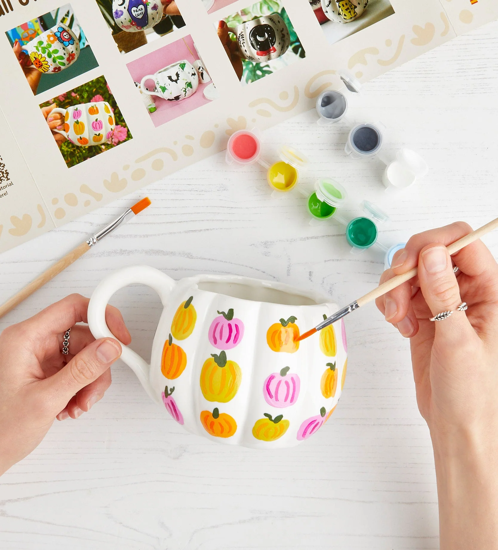 Pumpkin Paint-a-Mug x2 - Image 7