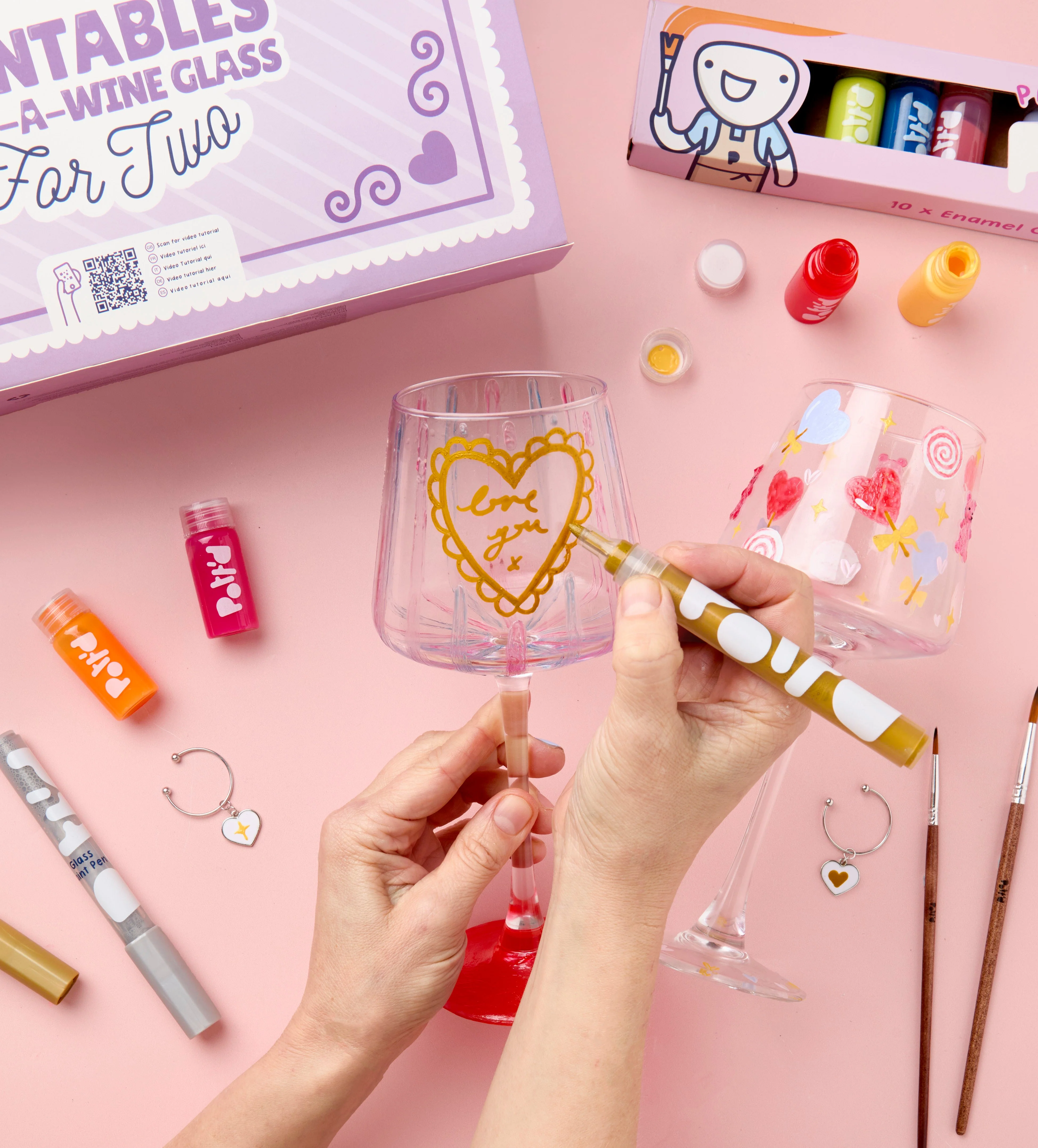 Valentine’s Wine & Mug Painting Bundle - Image 6